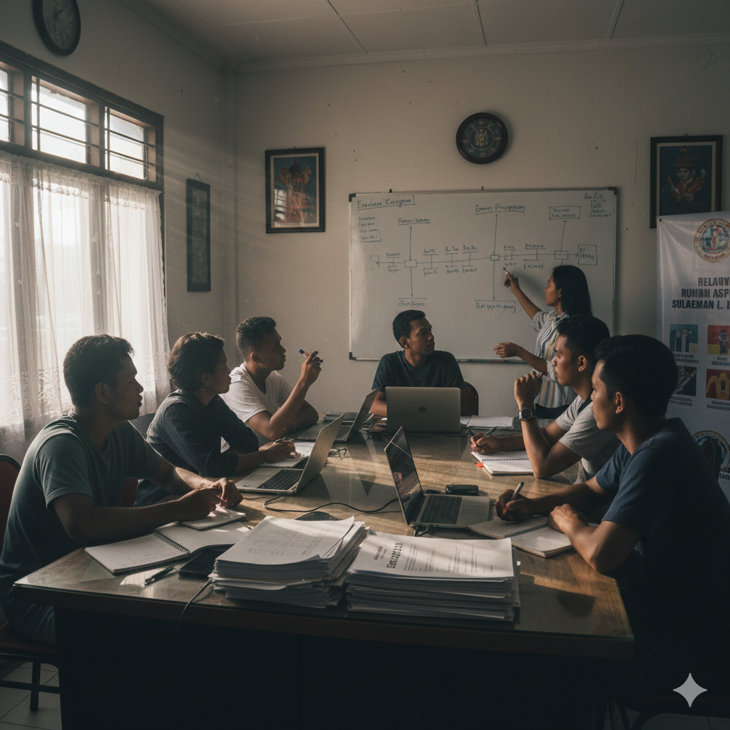Rapat Internal Relawan Rumah Aspirasi